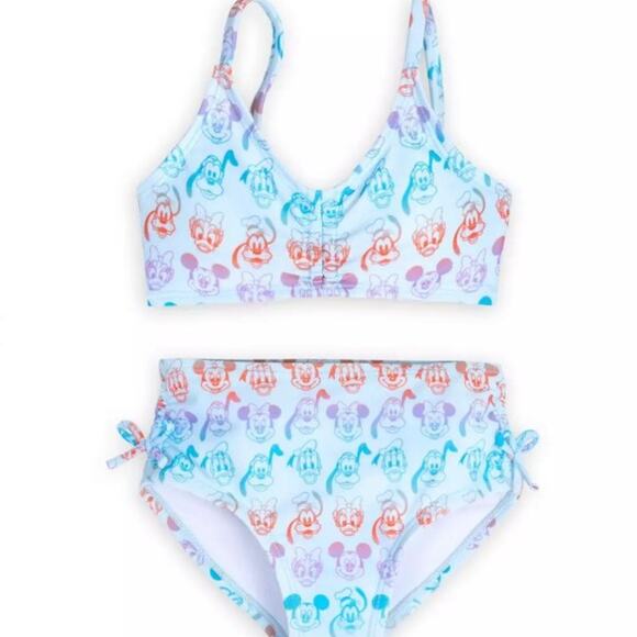 Disney Mickey and Friends 2-Piece Girls Swimsuitsize 5/6 GUC